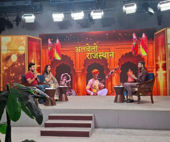 Saurabh Jain Live on Doordarshan Rajasthan – Albelo Rajasthan Show